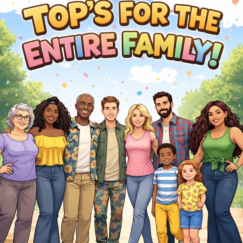 Tops for the Entire Family